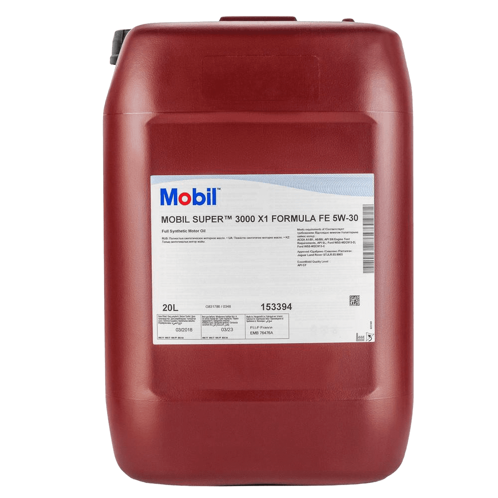 Моторное масло Mobil Super 3000 X1 Formula FE 5W-30, 20л